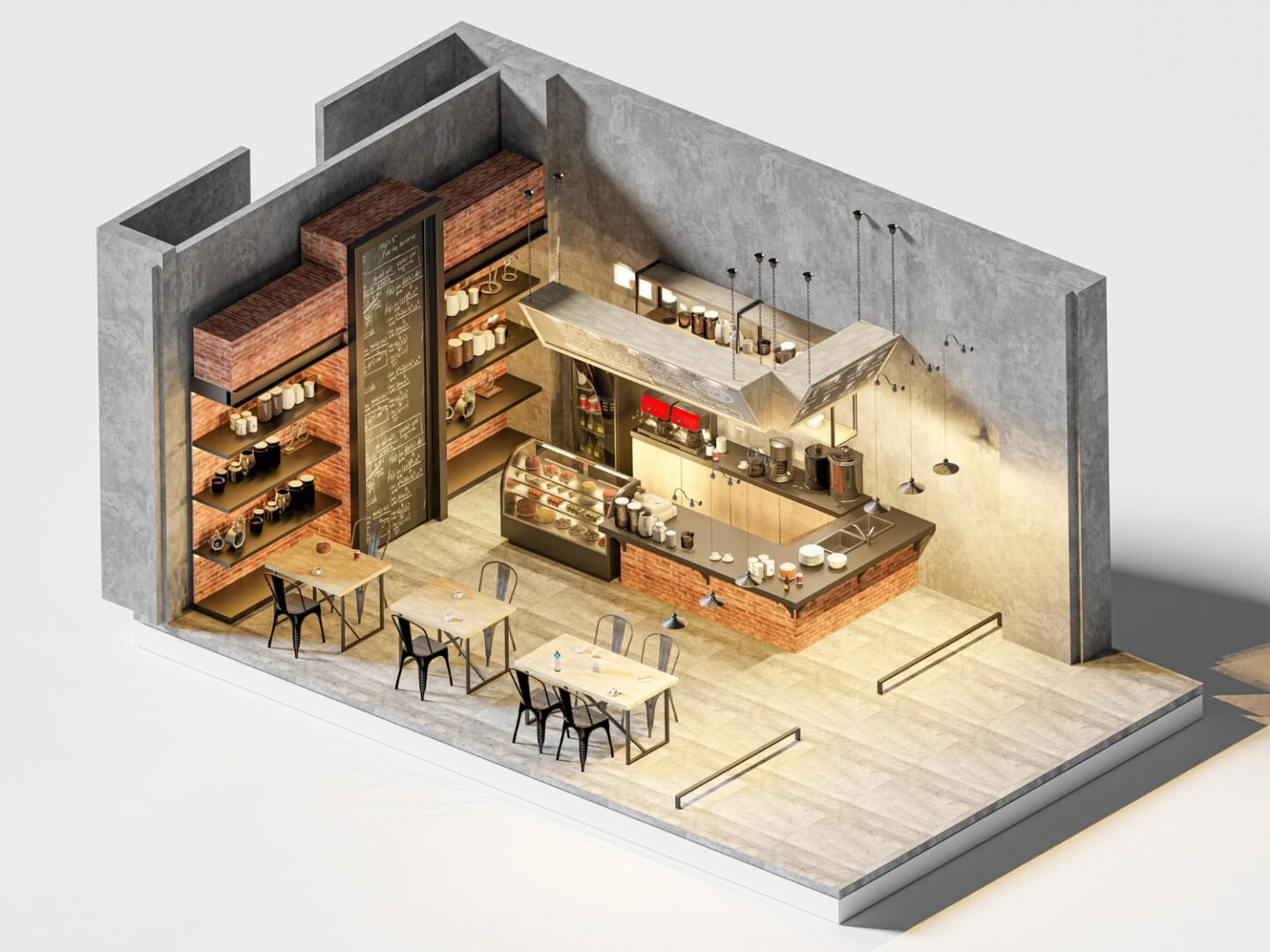 Cafe Floor Plan - Optimize your cafe's layout with the perfect cafe