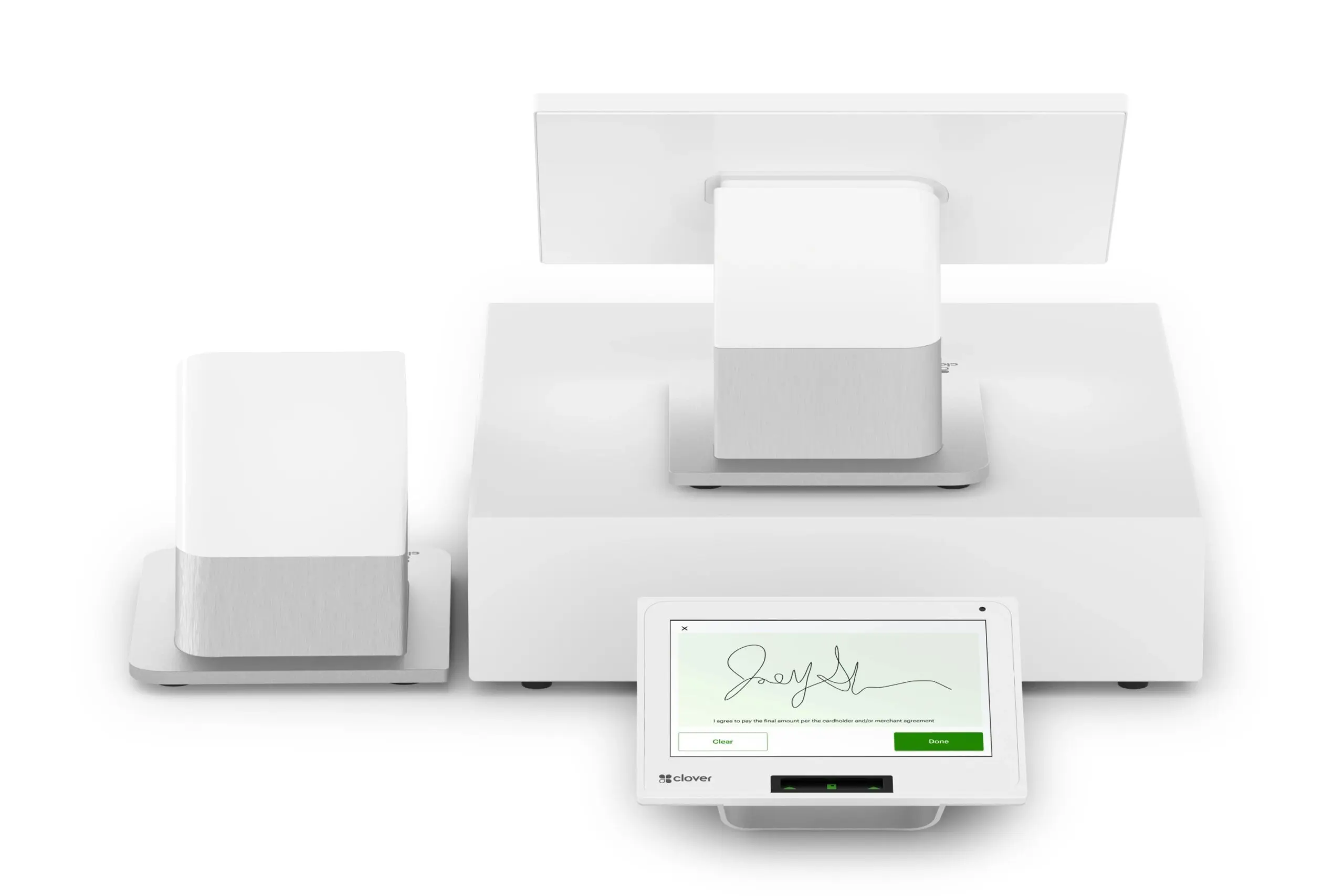 Station Duo - 14" merchant-facing POS with 8" customer screen

