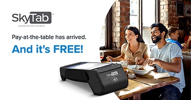 Pay-at-the-table SkyTab with United Banc Card of TN